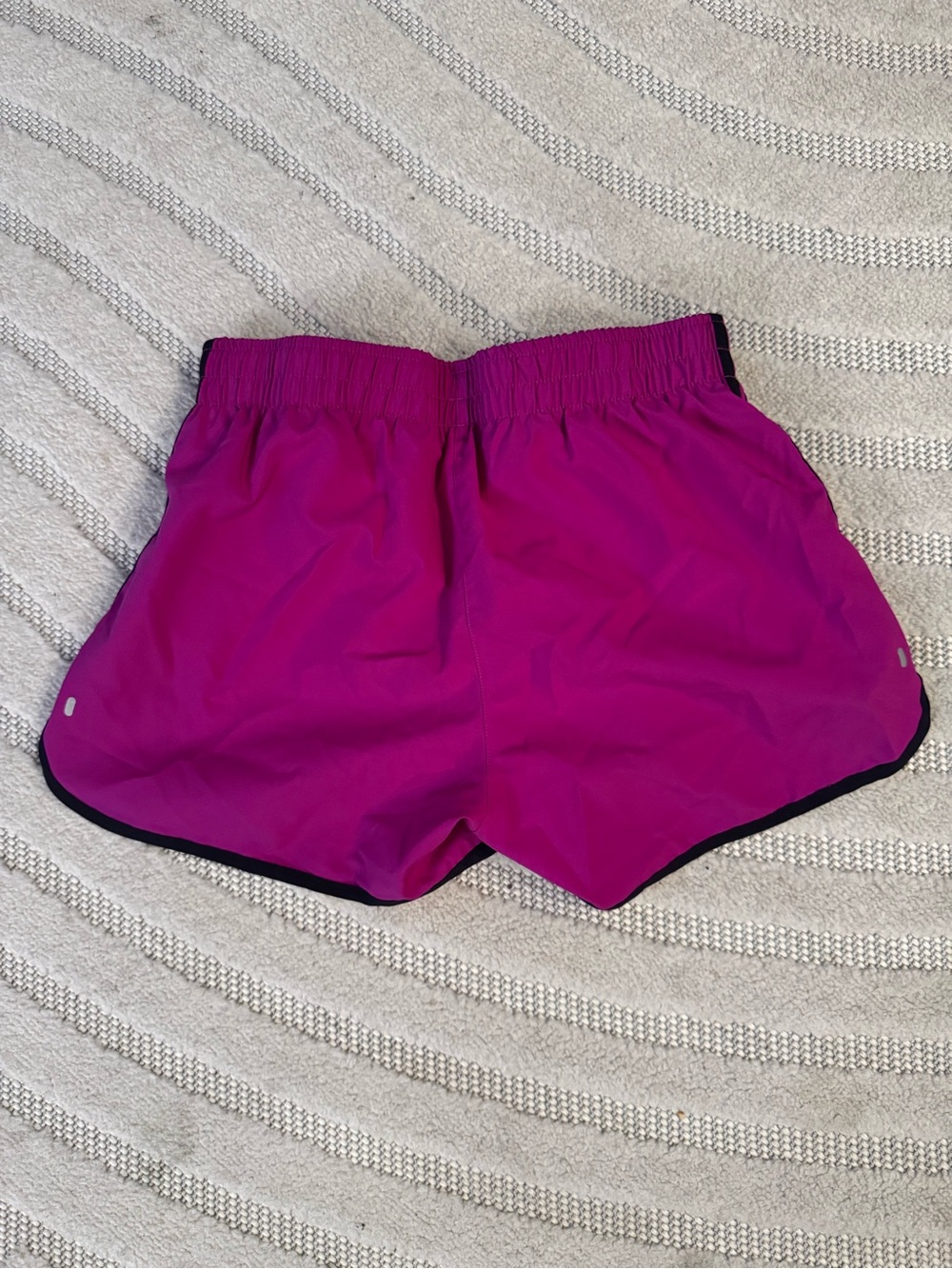 ADIDAS Women’s Marathon 20 Magenta Running Shorts with Black Stripes - Picture 5 of 5